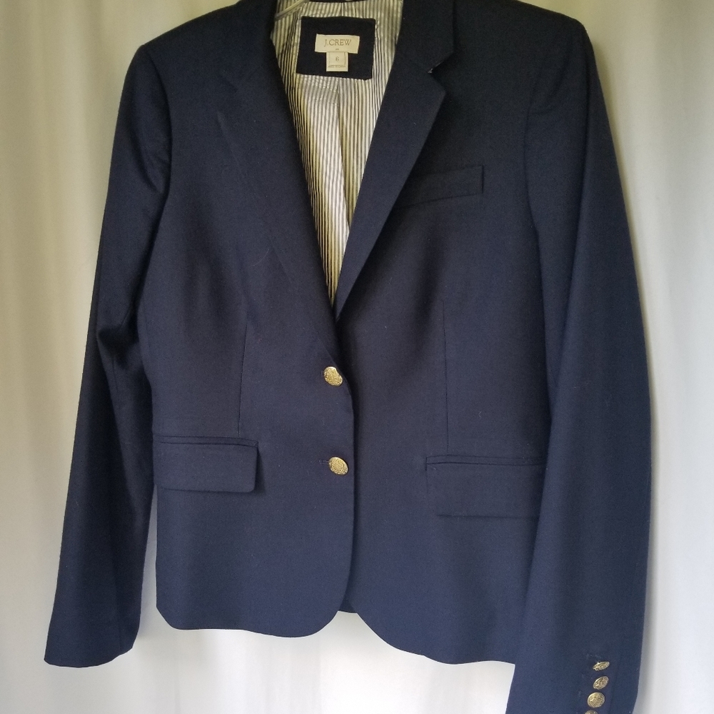 Classic Blazer, Navy Blue, Size 6 GUC